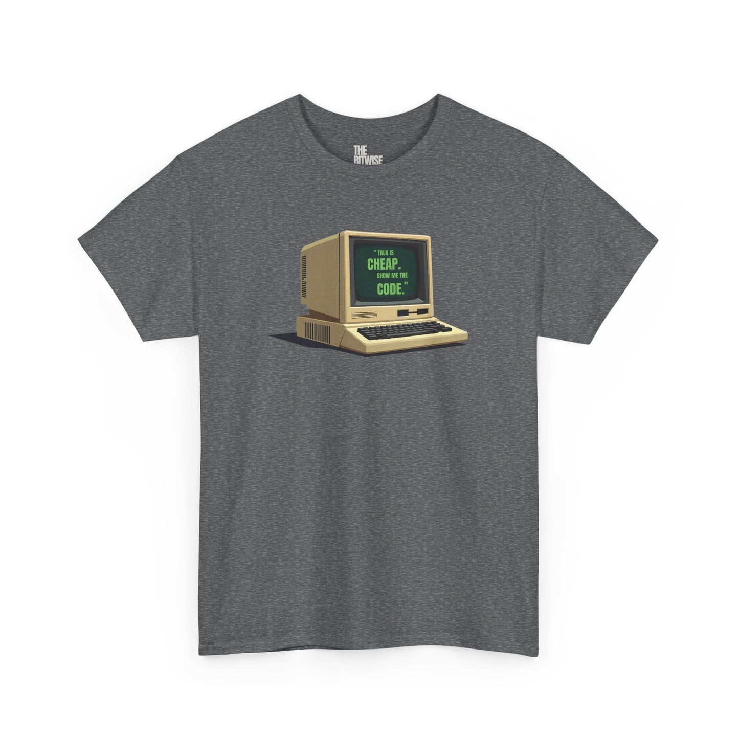 "Talk Is Cheap. Show Me the Code." - Retro Tee for Programmers