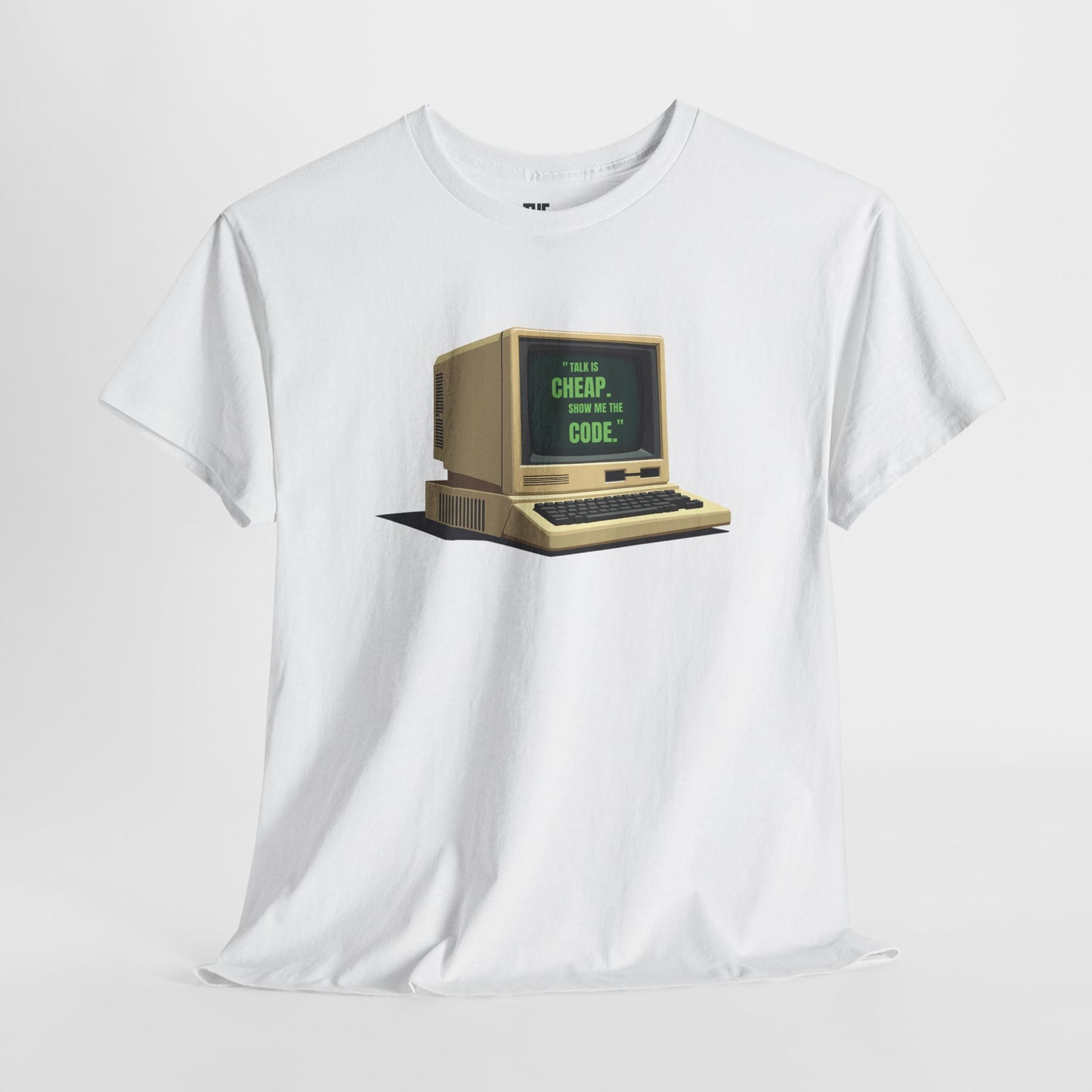 "Talk Is Cheap. Show Me the Code." - Retro Tee for Programmers