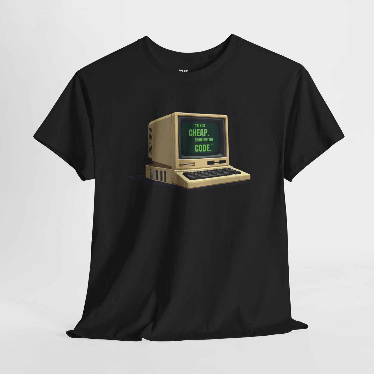 "Talk Is Cheap. Show Me the Code." - Retro Tee for Programmers