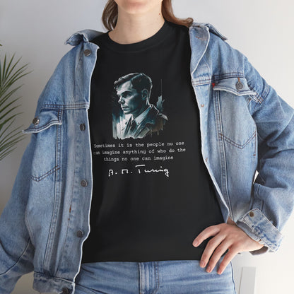 Alan Turing Tribute Tee: Wear the Words of a Genius