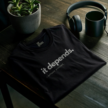 It Depends - The Ultimate Tee for Software Architects