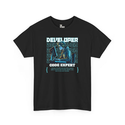 "DEVELOPER: Code Expert." Tee for Developer | Coding Apparel for Developers & Tech Enthusiasts