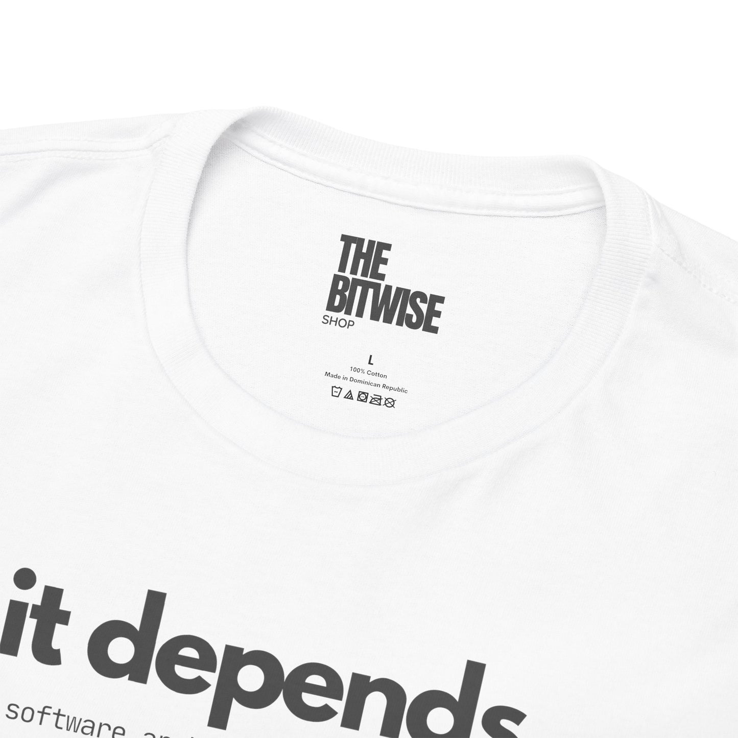 It Depends - The Ultimate Tee for Software Architects